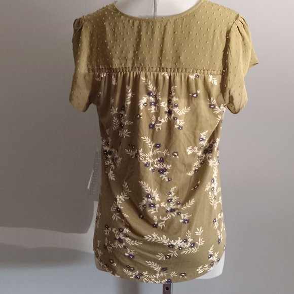 Daniel Rainn Stitchfix Exclusive Saharey Tassel Knit Floral boho Top NWT szM - Picture 2 of 3